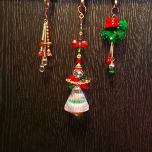 Handmade Glass Christmas for tree or decoration